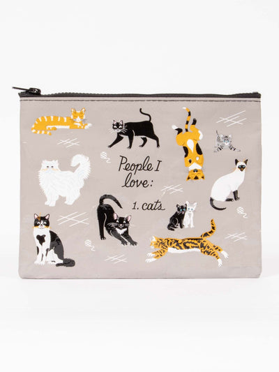 People I Love - Cats - Zipper Pouch – BlueQ