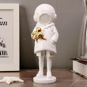Deep Sea Diver Meets Banksy Girl Art Sculpture – Quirksy