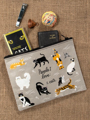 People I Love - Cats - Zipper Pouch – BlueQ
