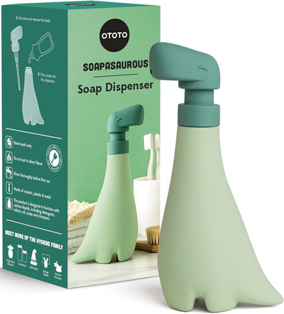 Soapasaurus Dinosaur Soap Dispenser by OTOTO