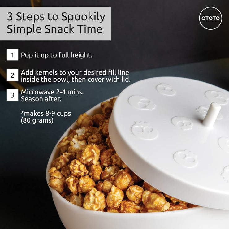 Scary Poppings Microwave Popcorn Popper by OTOTO