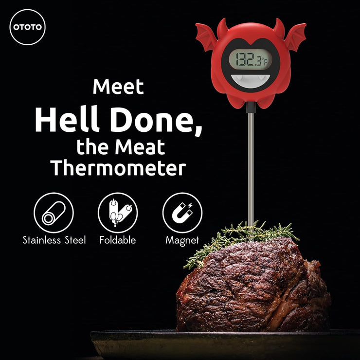 Hell Done Digital Food Thermometer by OTOTO