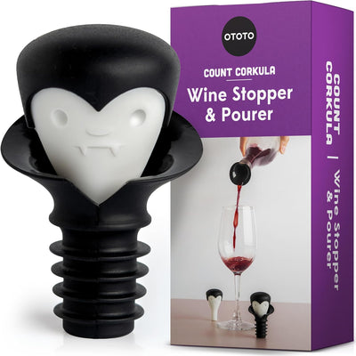 Count Corkula - Wine Stopper & Pourer by OTOTO