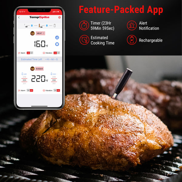 ThermoSpike Wireless Meat Thermometer – Digital BBQ Gadget