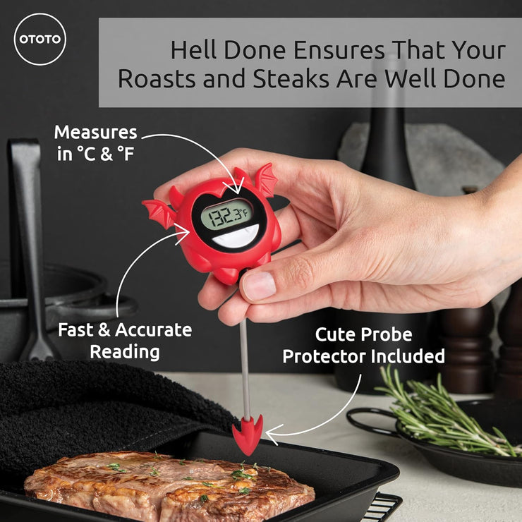 Hell Done Digital Food Thermometer by OTOTO