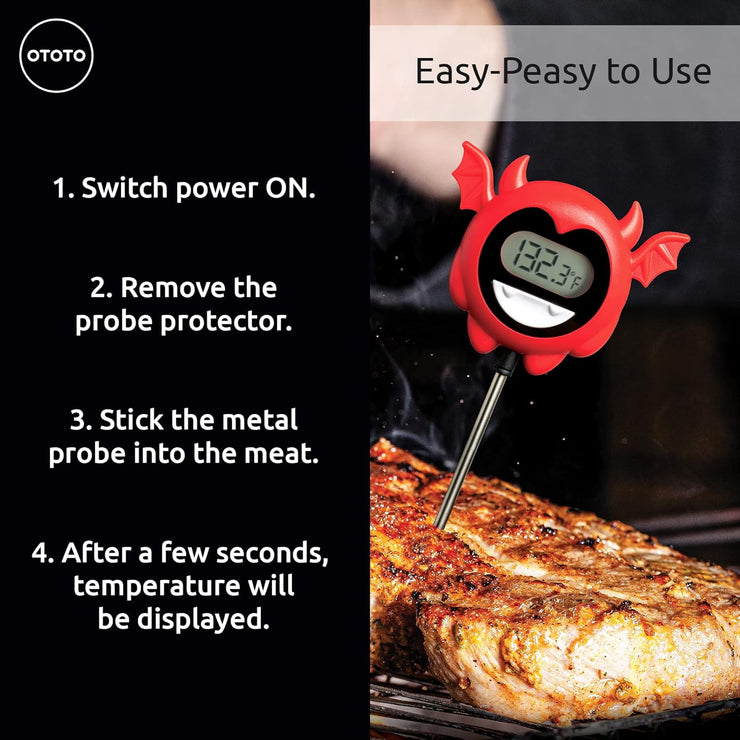 Hell Done Digital Food Thermometer by OTOTO