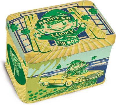 Happy Go Lucky Retro Tin Treasure Box - BlueQ