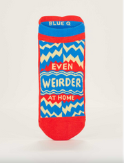 Weirder At Home Sneaker Socks BlueQ Socks