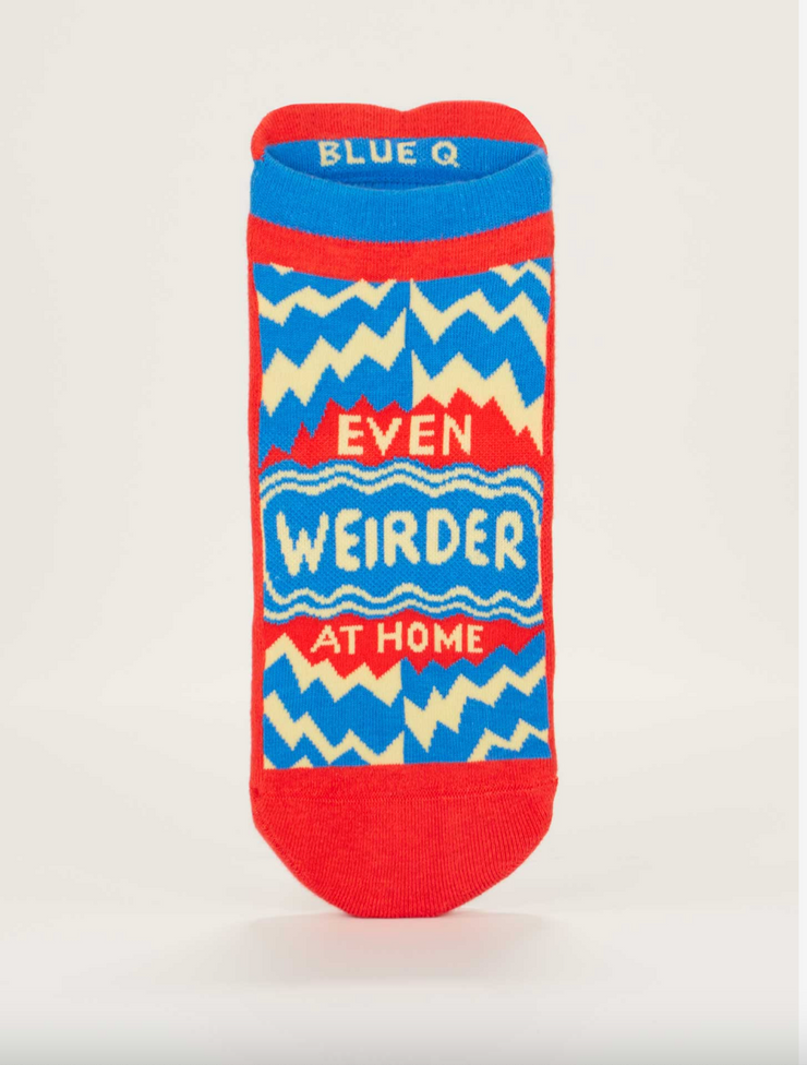 Weirder At Home Sneaker Socks BlueQ Socks