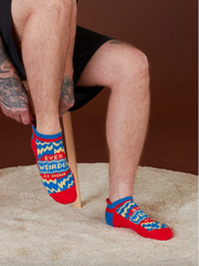 Weirder At Home Sneaker Socks BlueQ Socks