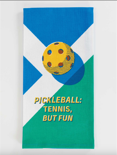 Pickleball Dish Towel â€“ Funny Kitchen Towel by BlueQ