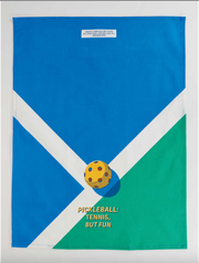 Pickleball Dish Towel â€“ Funny Kitchen Towel by BlueQ