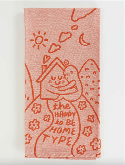Happy To Be Home Dish Towel by BlueQ