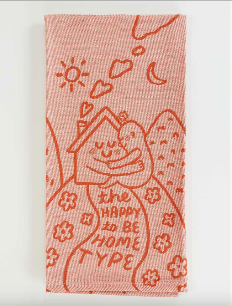 Happy To Be Home Dish Towel by BlueQ