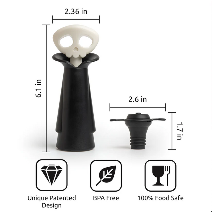 Spookelier Ghost Wine Stopper by OTOTO