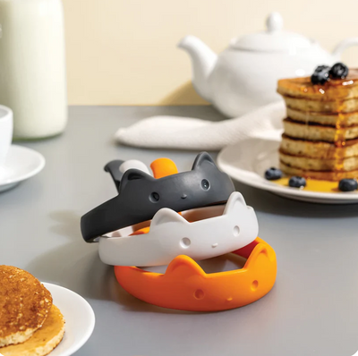 PanCats Cat-Shaped Egg Rings – Breakfast Moulds by OTOTO