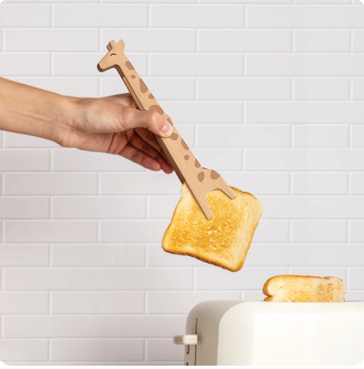 Jerry Giraffe Toast Tongs – Kitchen Tool by OTOTO