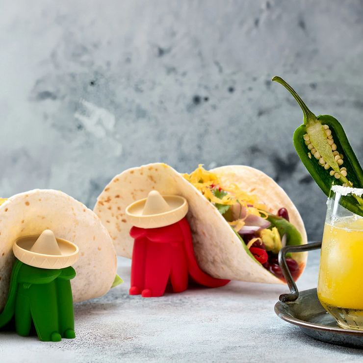 Los Dos Taco Holders – Silicone Stand Set by Monkey Business