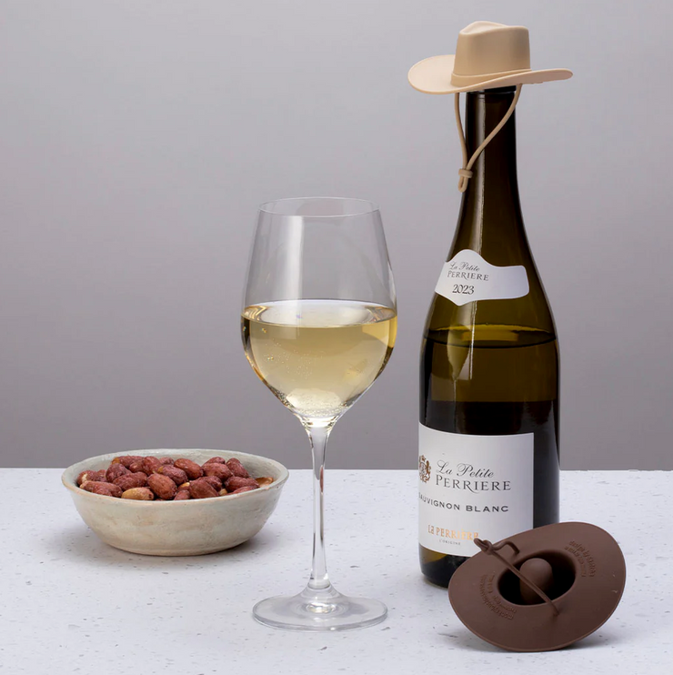 Howdy Cowboy Hat Wine Bottle Stoppers (Monkey Business)