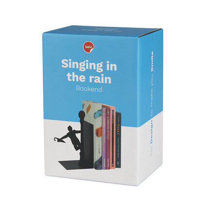 Singing In The Rain Bookend – Decorative Gift by Balvi