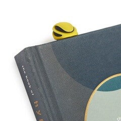 Cyclist Bookmark – Fun PVC Page Marker by Balvi