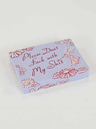 Please Don't Fu*k With My Shit Pocket Box Tin – BlueQ