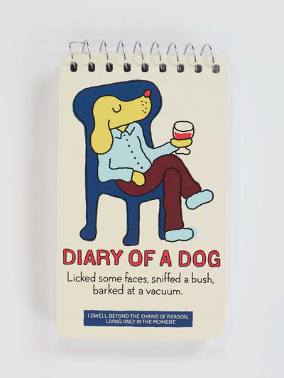 Diary Of A dog - Spiral Notebook by Blue Q