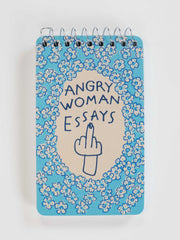 Angry Woman Essays - Spiral Notebook by Blue Q