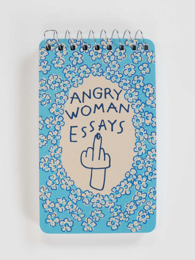 Angry Woman Essays - Spiral Notebook by Blue Q