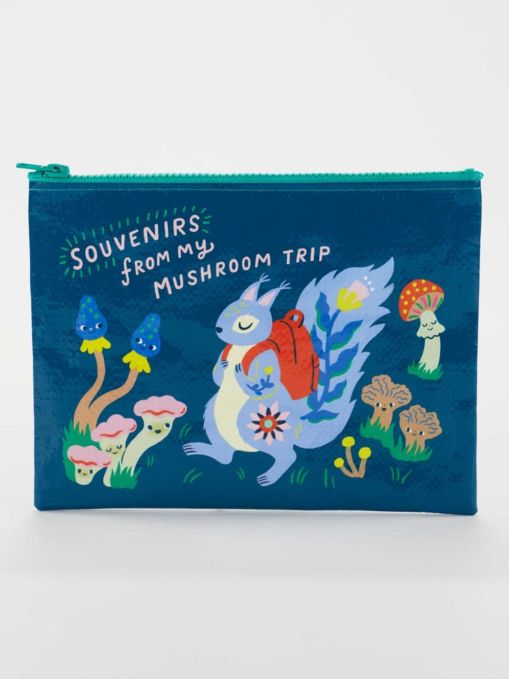 Souvenirs From My Mushroom Trip-  Zipper Pouch by BlueQ