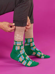 The Coach Men's Crew Socks BlueQ