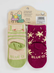 The Camera Loves Me/ I Got One Brewing - Baby Socks Set BlueQ