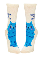 Cuddle me Bitch Women's Crew Socks – BlueQ