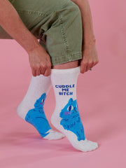 Cuddle me Bitch Women's Crew Socks – BlueQ