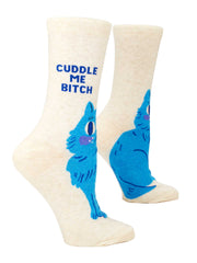 Cuddle me Bitch Women's Crew Socks – BlueQ