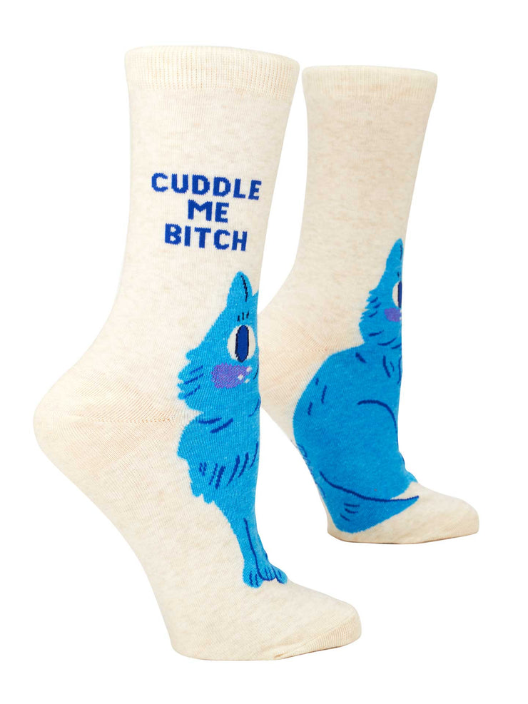 Cuddle me Bitch Women's Crew Socks – BlueQ