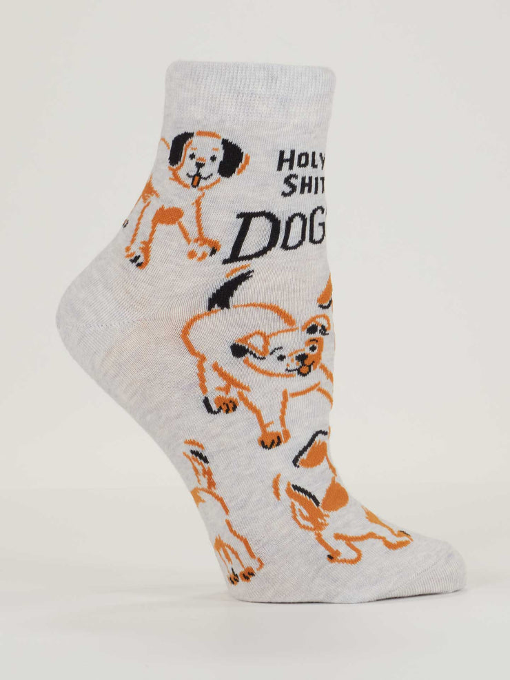 Holy Sh*t. Dogs!  Women's Ankle Socks by BlueQ