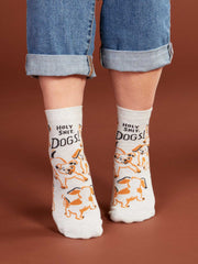 Holy Sh*t. Dogs!  Women's Ankle Socks by BlueQ