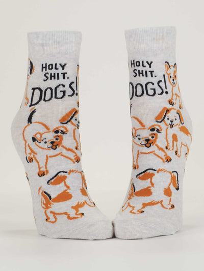 Holy Sh*t. Dogs!  Women's Ankle Socks by BlueQ