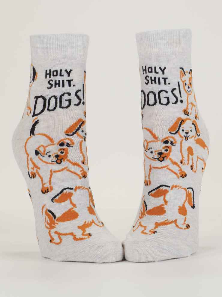 Holy Sh*t. Dogs!  Women's Ankle Socks by BlueQ