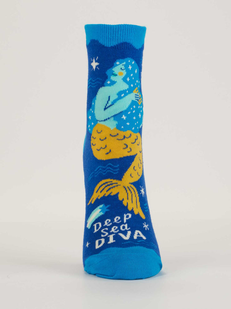 Deep Sea Diva Women's Ankle Socks by BlueQ