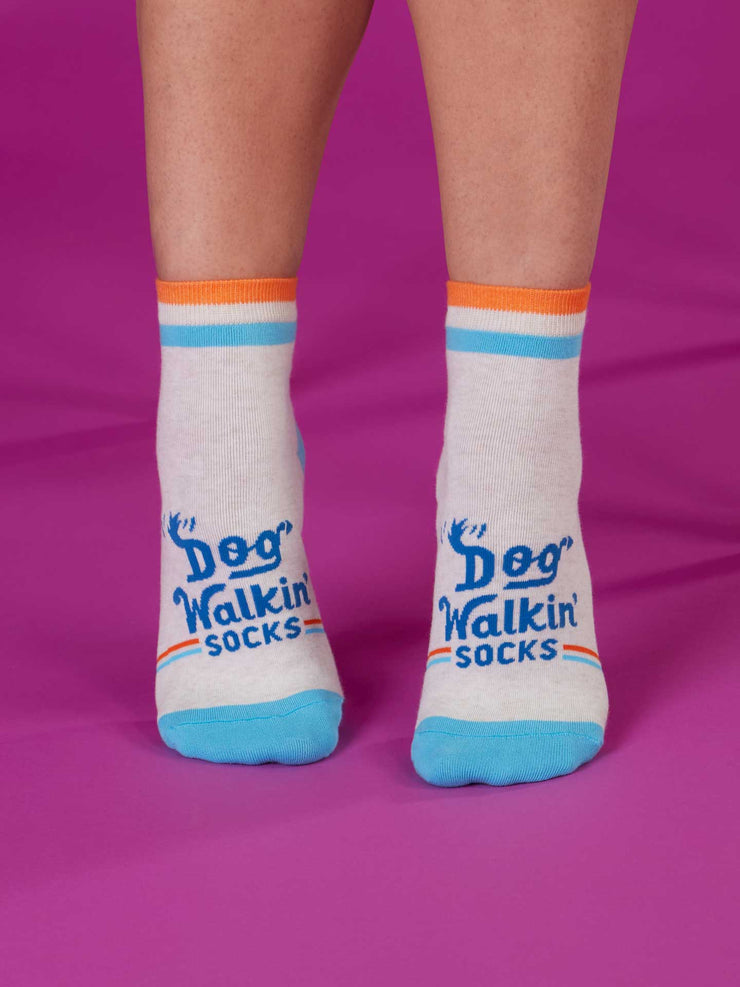 Dog Walking Women's Ankle Socks – BlueQ