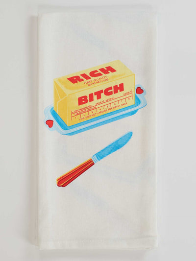 Rich Bi*ch - Dish Towel – BlueQ