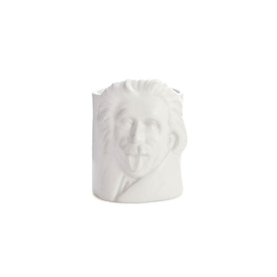 Balvi Pen Holder - Einstein White Ceramic Quirksy gifts australia