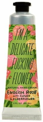 Blue Q Hand Cream - English Rose with Clover & Elderflower - Blue Q Quirksy gifts australia