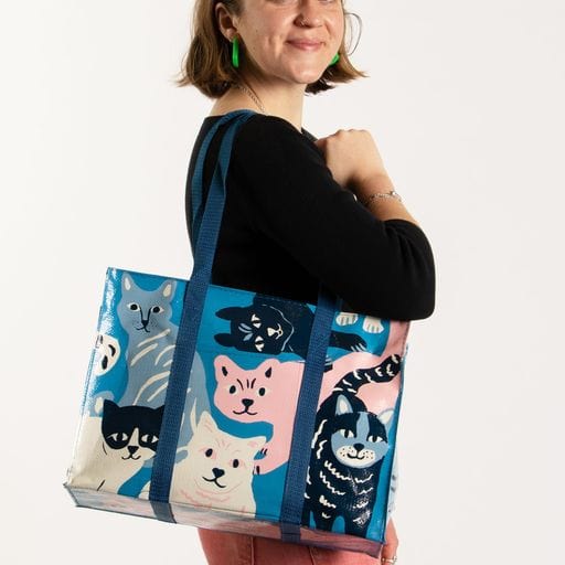 Blue Q Happy Cats Shoulder Tote Quirksy gifts australia
