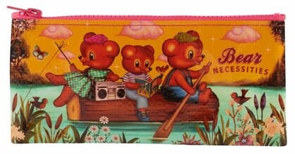 Blue Q Pencil Case - Bear Necessities - Blue Q Quirksy gifts australia