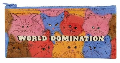 Blue Q Pencil Case - World Domination - Blue Q Quirksy gifts australia