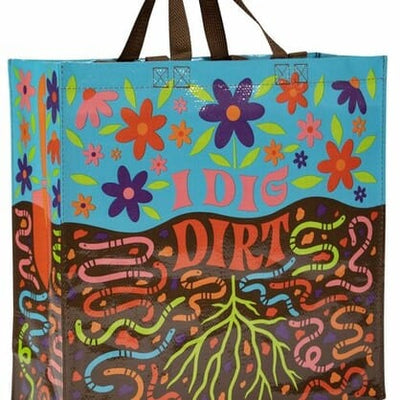 Blue Q SHOPPER - I Dig Dirt Quirksy gifts australia