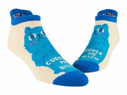 Blue Q Sneaker Socks - Cuddle Me Bitch Quirksy gifts australia